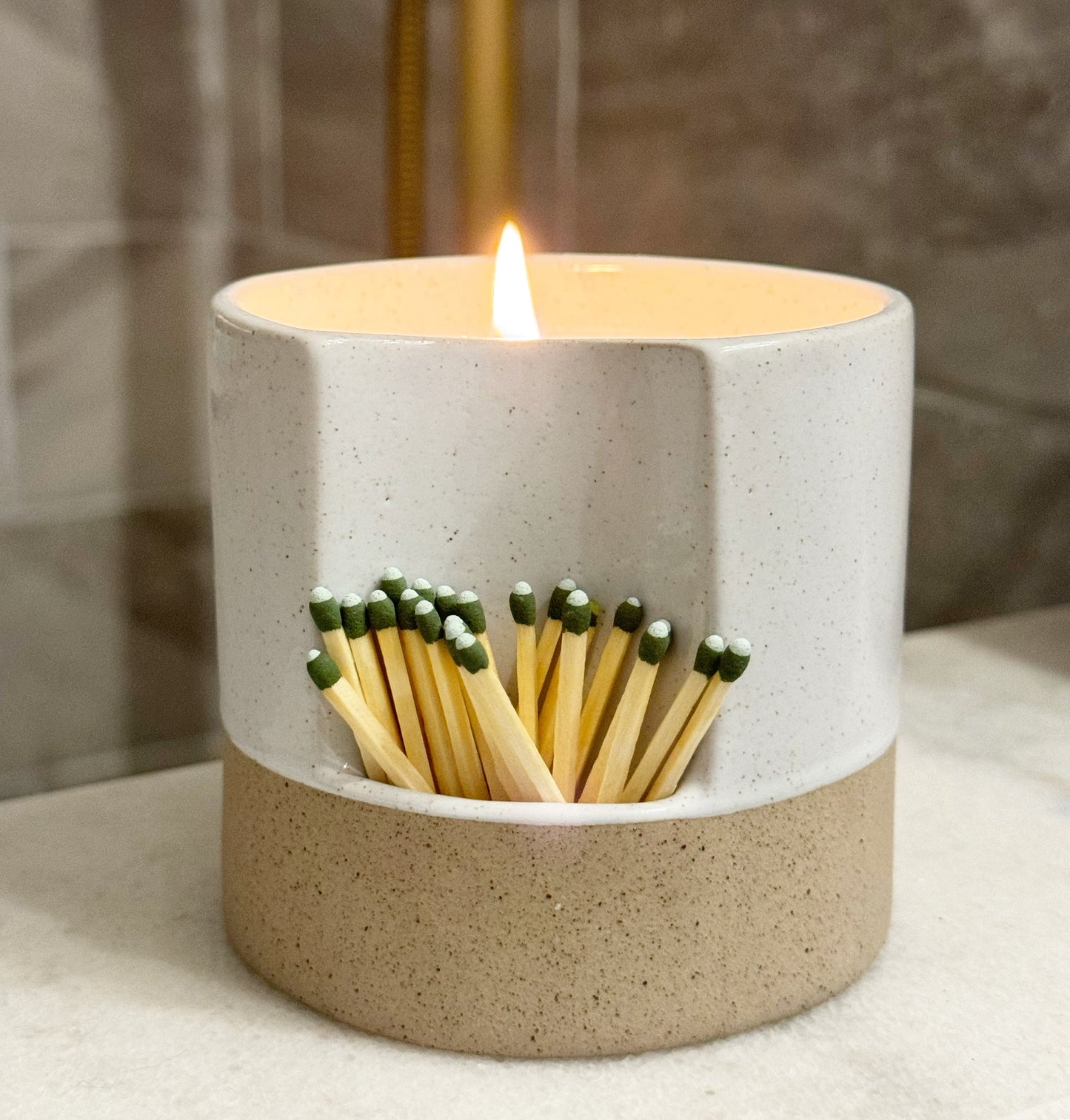 Candle body with match pocket - 6 pack